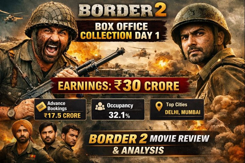 Border 2 Box Office Collection Day 1 Earns ₹30 Cr: Sunny Deol Border 2 Movie Review