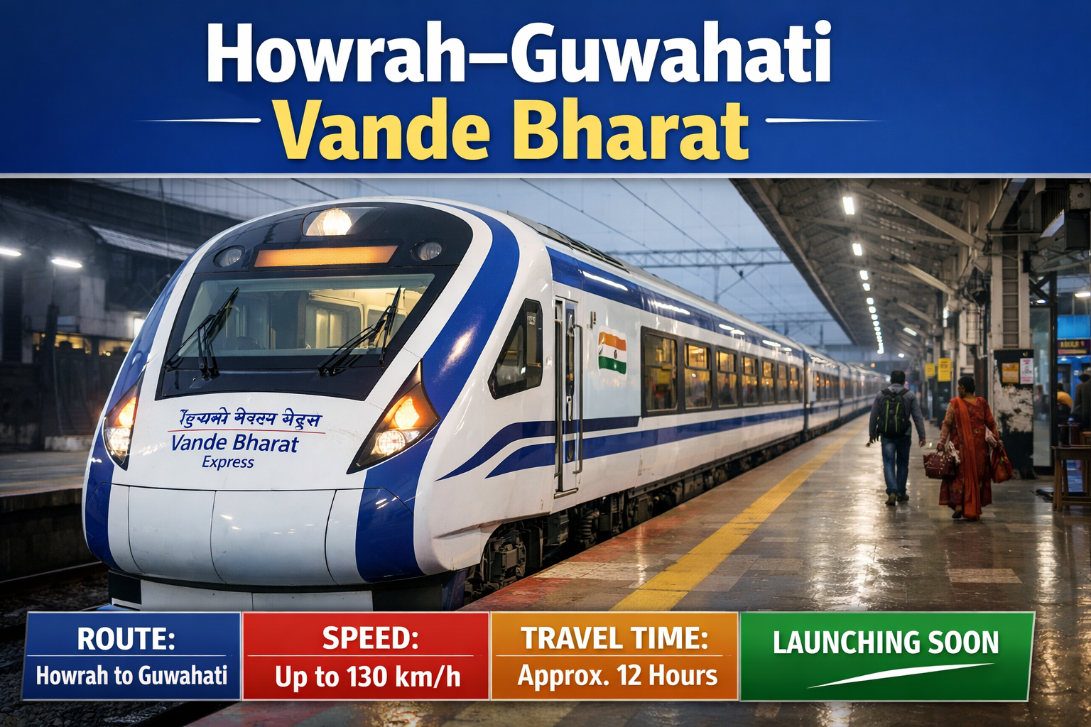 The Howrah-Guwahati Vande Bharat Sleeper train