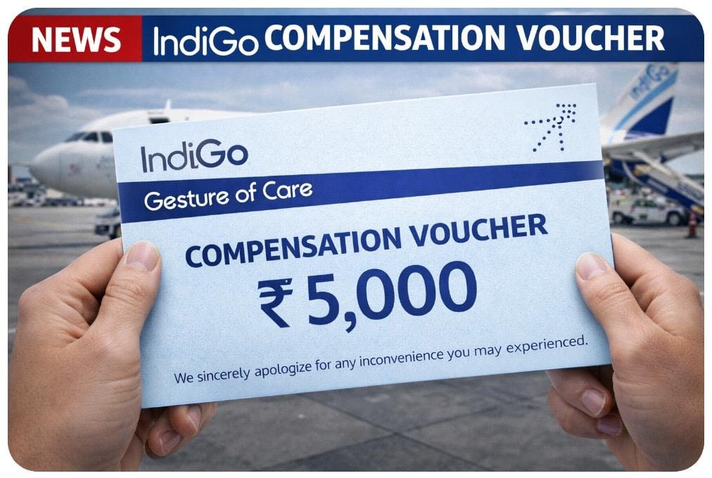 IndiGo Compensation Voucher "Gesture of Care": Who Gets ₹10,000 and How to Use It