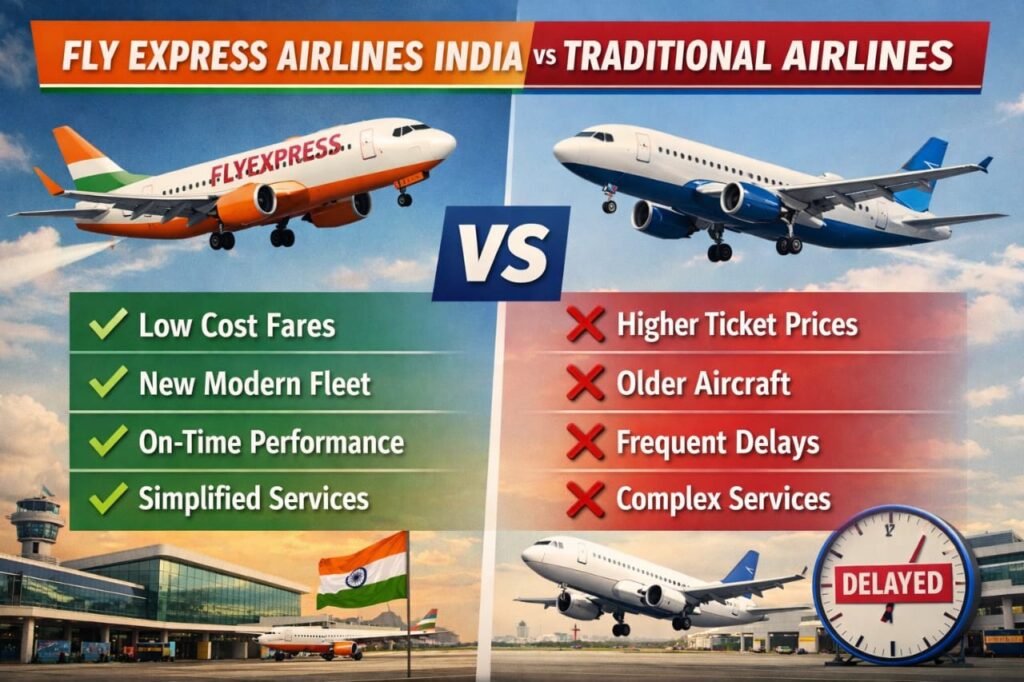 Fly Express Airlines India vs Traditional Airlines: The Business Model of Fly Express Airlines India reflects a pragmatic approach to India’s competitive aviation market. By focusing on cost efficiency, regional connectivity, and diversified revenue streams, the airline aims to build a sustainable presence rather than chase aggressive expansion.

If executed with discipline and regulatory clarity, Fly Express Airlines India’s business model could resonate strongly with India’s growing base of value-conscious air travelers.