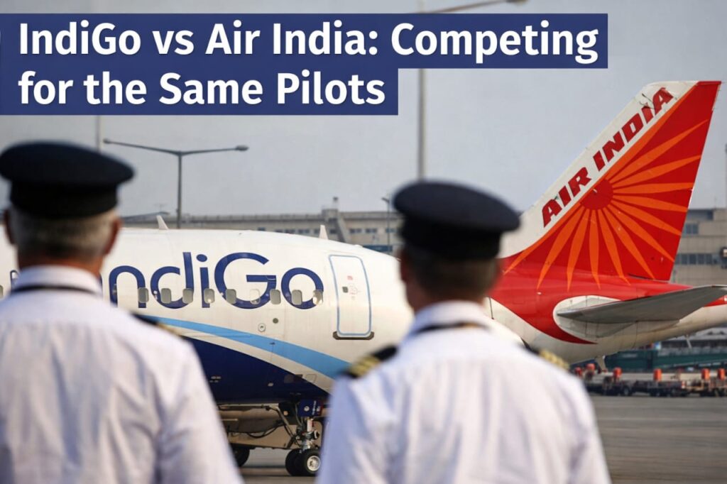 India’s civil aviation industry is confronting one of its most serious workforce challenges in decades. The Air India pilot shortage, combined with intense competition from IndiGo and overseas airlines, has triggered a full-blown talent war for experienced captains and senior flight crew. With passenger demand rising sharply and safety norms becoming stricter, airlines are under immense pressure to hire, retain, and motivate pilots while ensuring operational reliability.