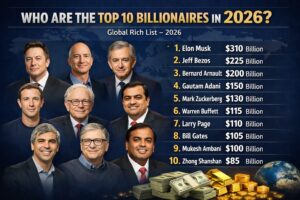 Top 10 Billionaires 2026: Titans of Wealth and Innovation