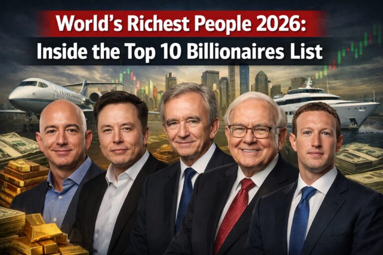 World’s Richest People 2026: Inside the Top 10 Billionaires List