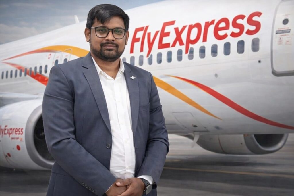 FlyExpress Airline India Owner Photo: FlyExpress Airline India launch date expected in late 2026. Get full details on ownership, routes, fleet plans, business model, and how it compares to Shankh Air & Al-Hind Air. Latest updates for 2025–26.