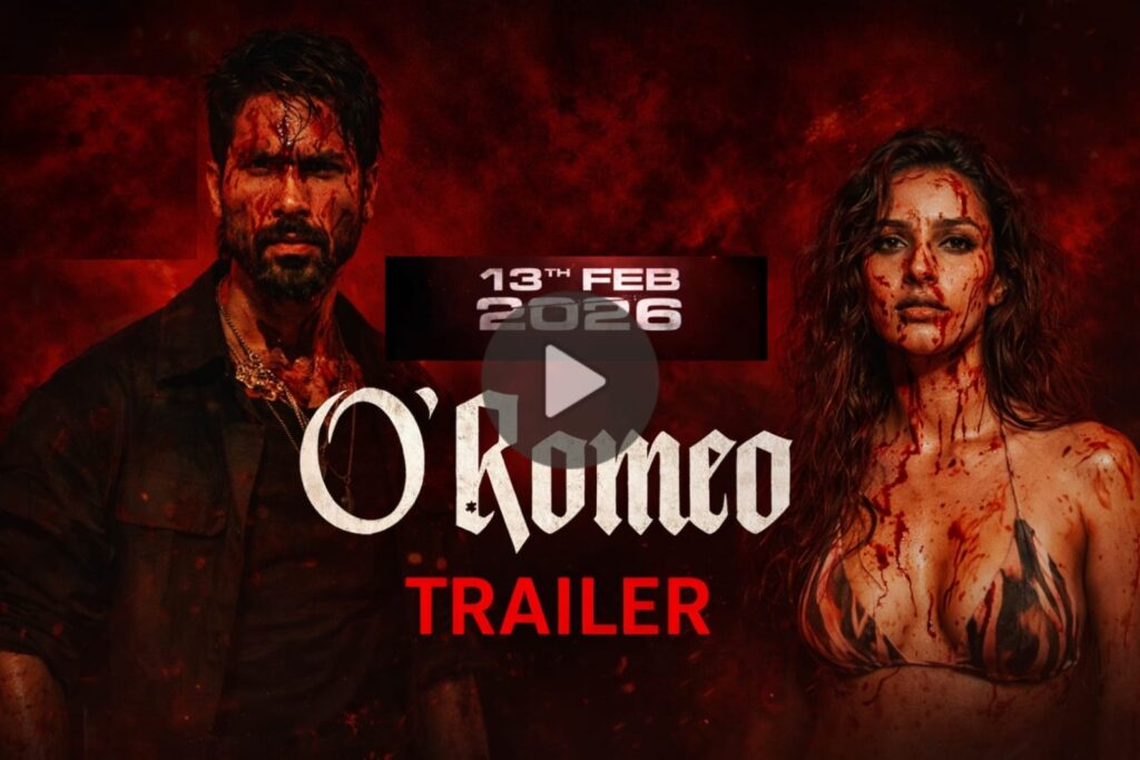 Shahid Kapoor O Romeo Trailer Reaction: Everything to Know About the Official Trailer, Controversy & Release. O Romeo official poster