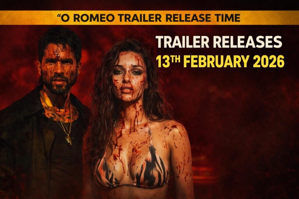 O Romeo Trailer Release Time Today: Shahid Kapoor Film Premiere Update