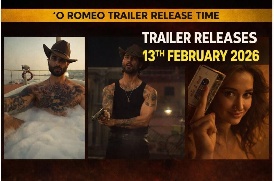 O Romeo Trailer Release Time Today: Shahid Kapoor Film Premiere Update