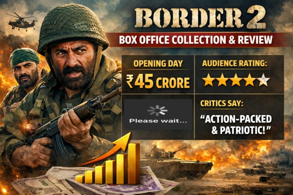 Border 2 Box Office Collection Day 1 Earns ₹30 Cr: Sunny Deol Border 2 Movie Review