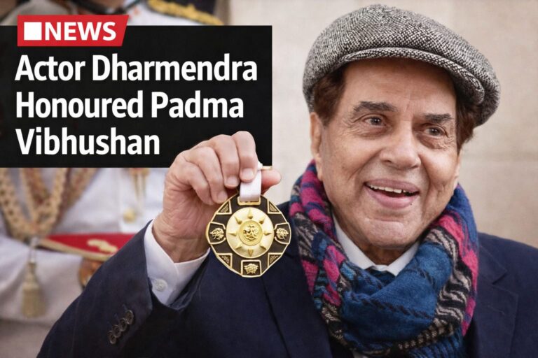 Actor Dharmendra Honoured Padma Vibhushan