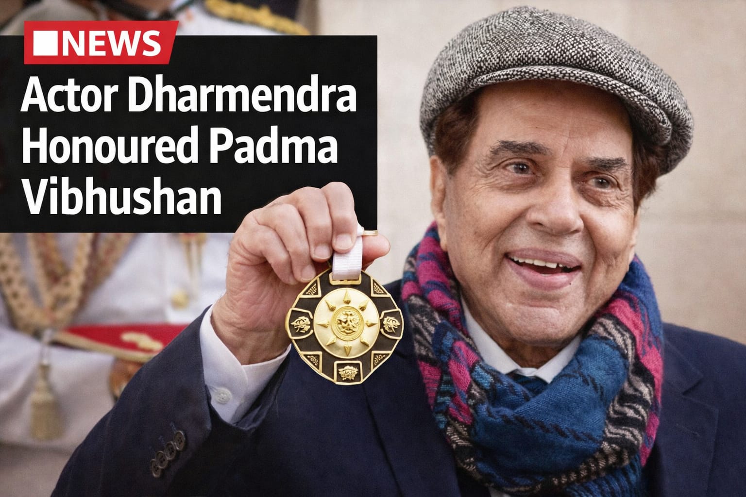Actor Dharmendra Honoured Padma Vibhushan