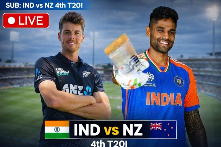 India vs New Zealand 4th T20I 2026: Live Updates, Pitch Report And Preview