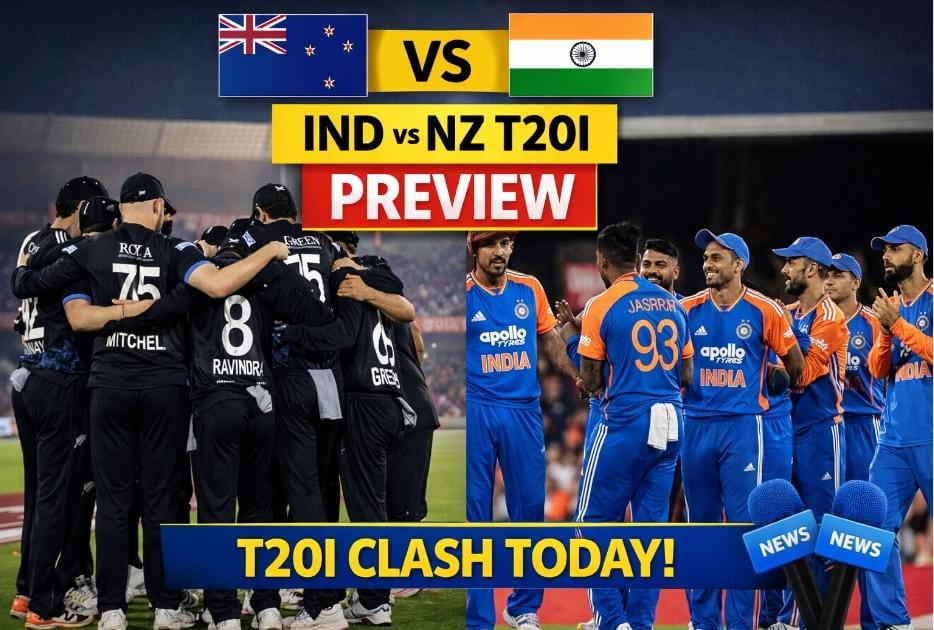 India vs New Zealand 4th T20I 2026: Live Updates, Pitch Report And Preview