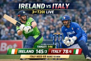 Ireland Vs Italy 3rd T20I LIVE Score 2026: IRE vs ITA Updates, Pitch Report & Preview