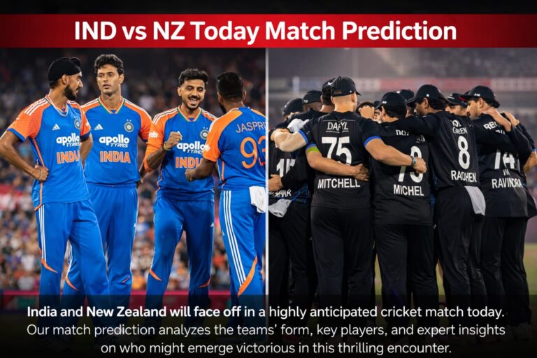 IND vs NZ Today Match Prediction 2026: Match Preview, Analysis, Playing XI & Winning Chances