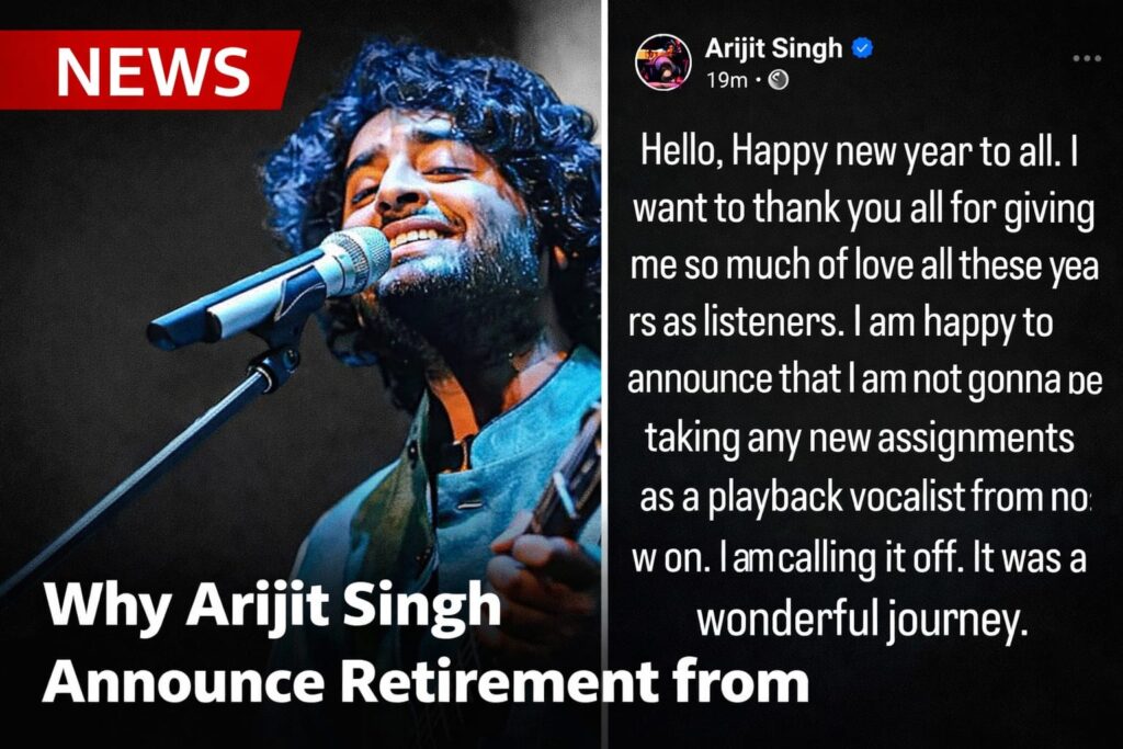 Why Arijit Singh Announces Retirement From Playback Singing | Full Reason Explained