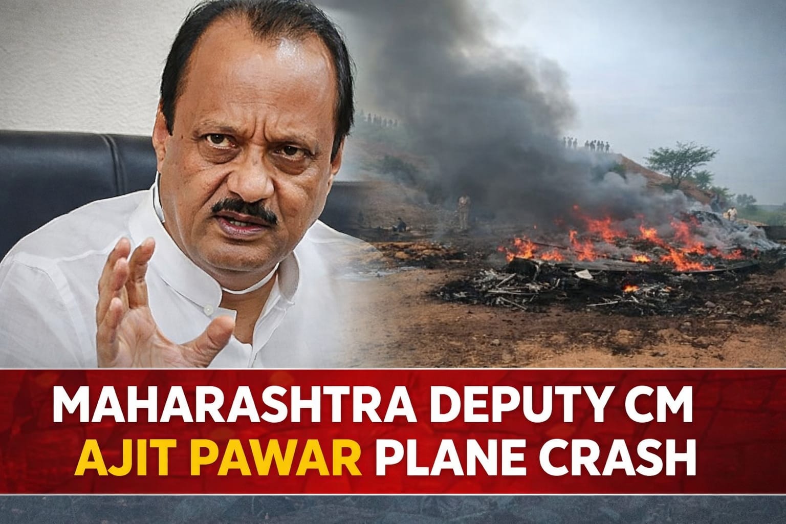 Ajit Pawar Death News: Maharashtra Deputy CM Ajit Pawar Dies in Plane Crash