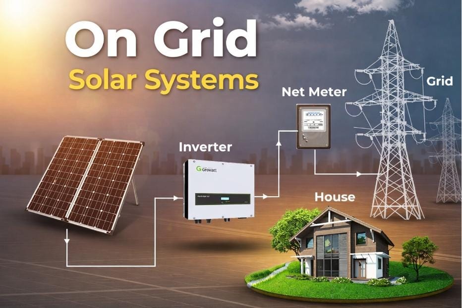 On-Grid vs Off-Grid Solar System Comparison 2026: Cost, Benefits & Which Is Better? What Is an On-Grid Solar System?