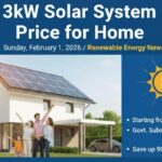 3kW Solar System Price for Home in India (2026) – Complete Cost Guide with Subsidy