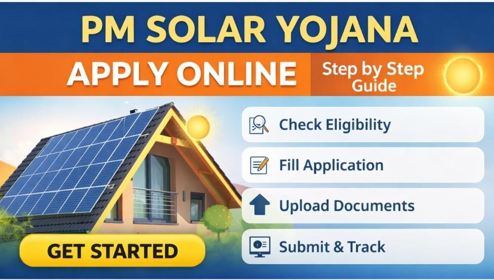 PM Solar Yojana Apply Online 2026: Government Subsidy for Solar Panels Explained