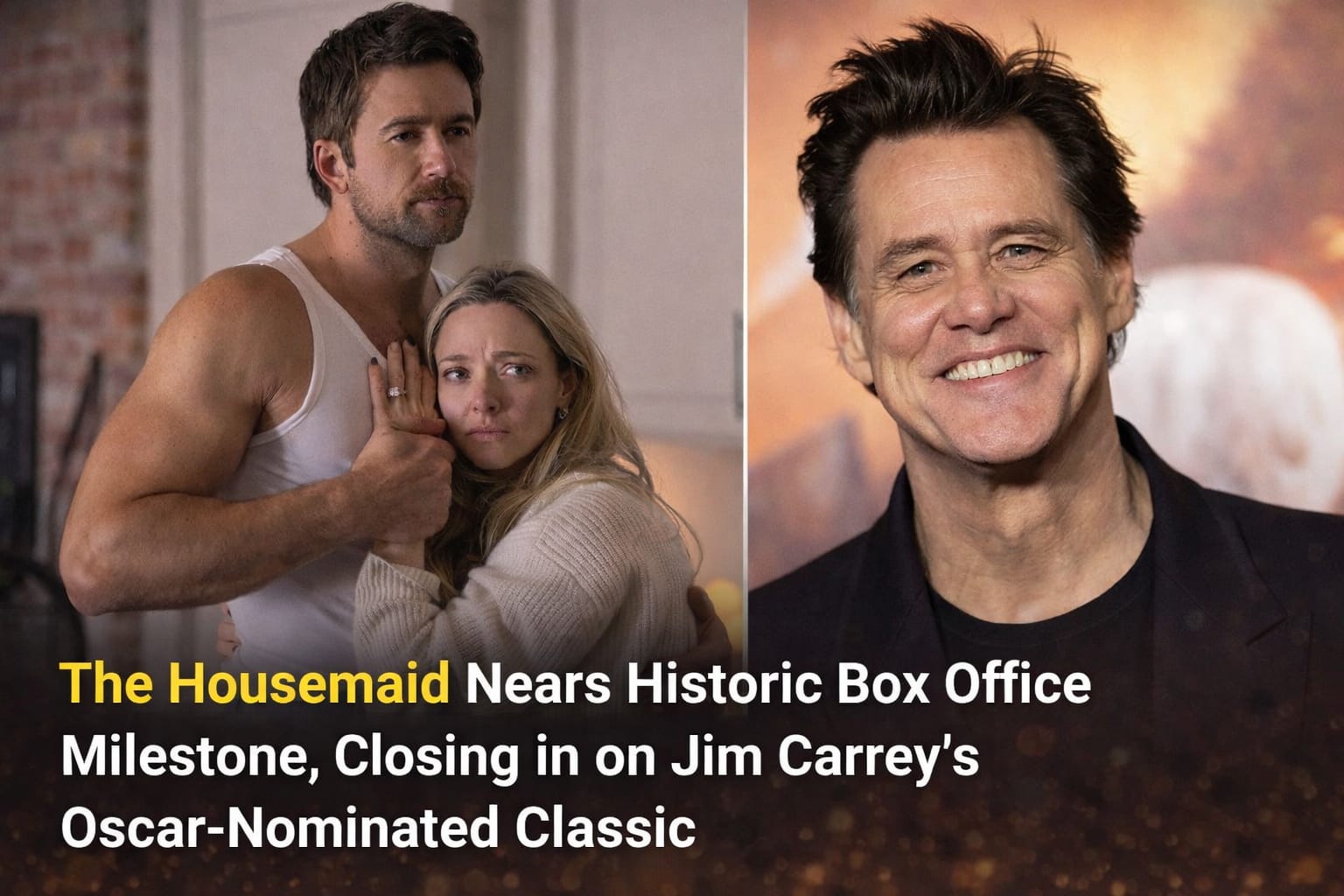 The Housemaid Box Office Nears Jim Carrey’s Oscar-Nominated The Truman Show