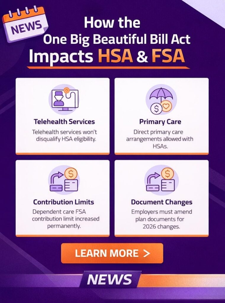 Impact of the One Big Beautiful Bill Act on HSA and FSA Benefits in 2026 | Idaho Tax Cuts Explained