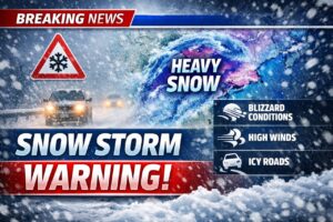 Snow Storm Warning Expands Nationwide as Powerful Systems Slam Coasts and Mountains | warning snow storm | weather snow storm warning levels