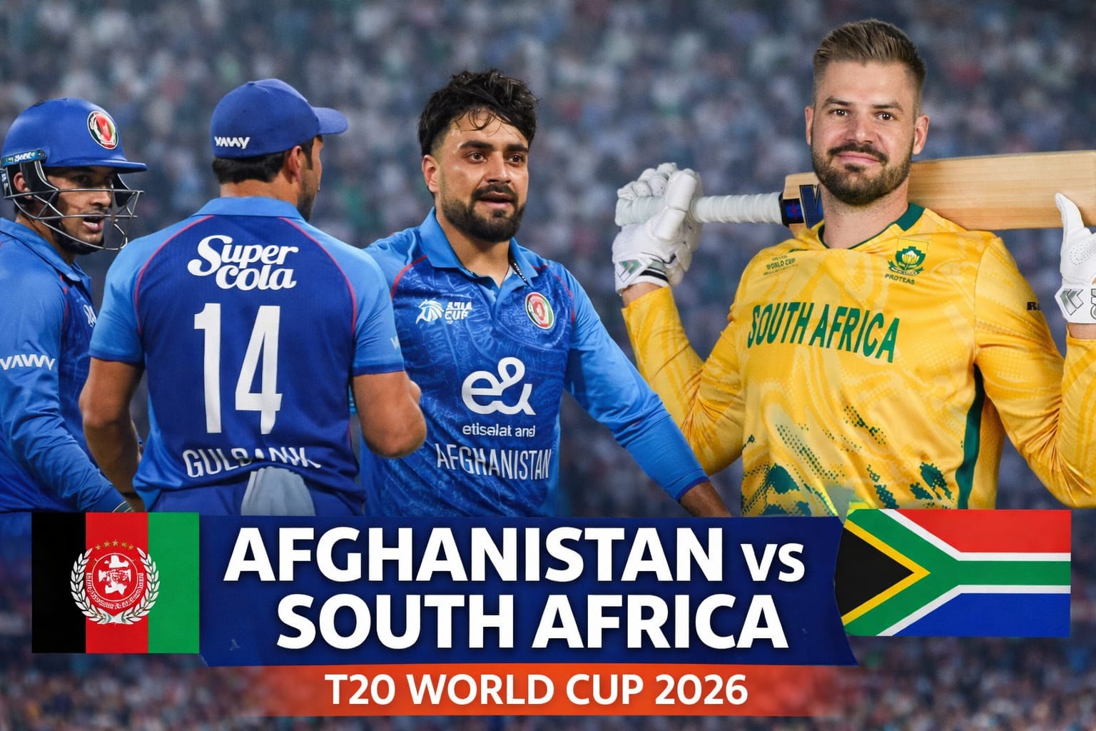 South Africa vs Afghanistan Match Prediction: SA vs AFG T20 World Cup 2026 Live Streaming, Squads, Pitch Report, Fantasy Tips