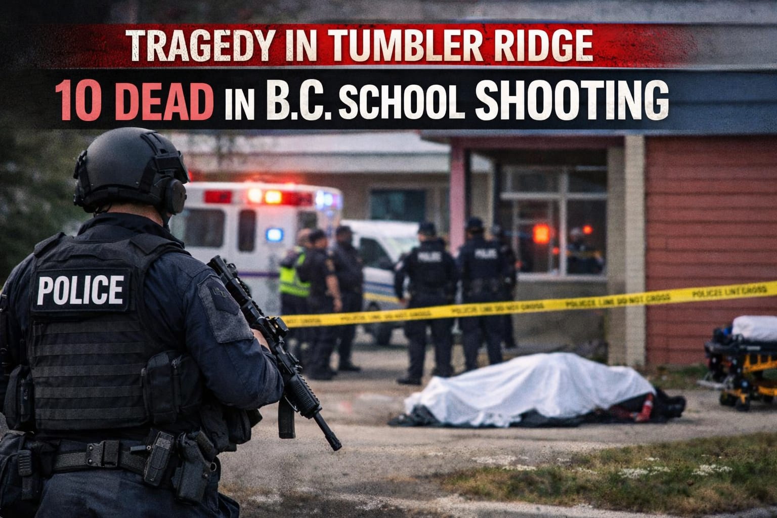 Canada School Shooting Live: 10 Dead in British Columbia’s Tumbler Ridge After Tragic Shootings at Canadian School