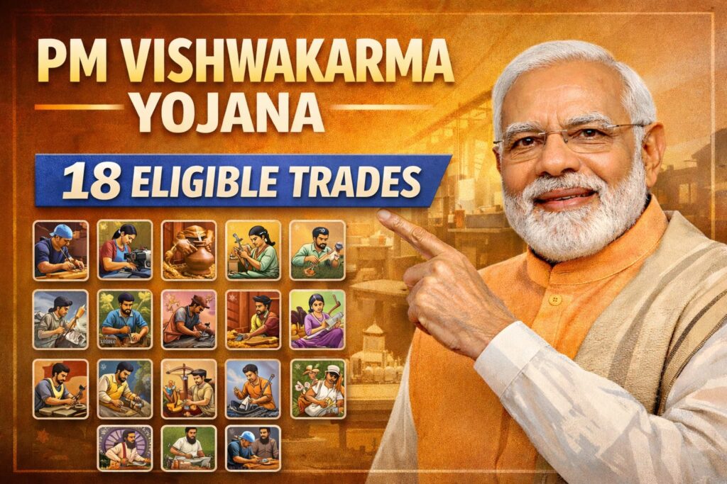 PM Vishwakarma Yojana Online Apply, Benefits & Eligibility | 18 Eligible Trades: Who is a Vishwakarma?