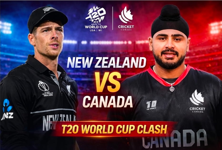 Canada vs New Zealand T20 World Cup 2026 Prediction: Match Preview, Pitch Report, Playing XI & Winner Prediction