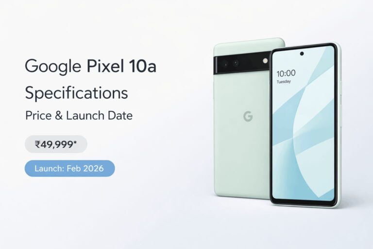 Google Pixel 10a Specifications Revealed | Google Pixel 10a Launch in India: Price, Specs, Features & Sale Date