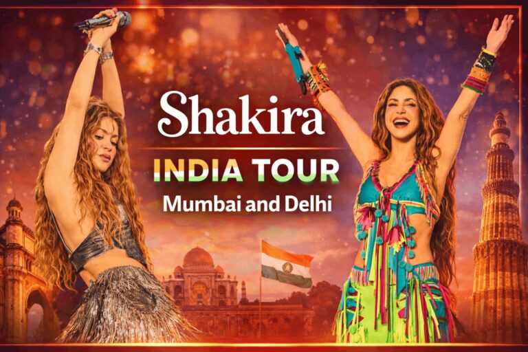 Shakira India Tour Dates 2026 Mumbai and Delhi Announced — Tickets, Prices, Venues & Full Concert Details | Shakira concert ticket price India